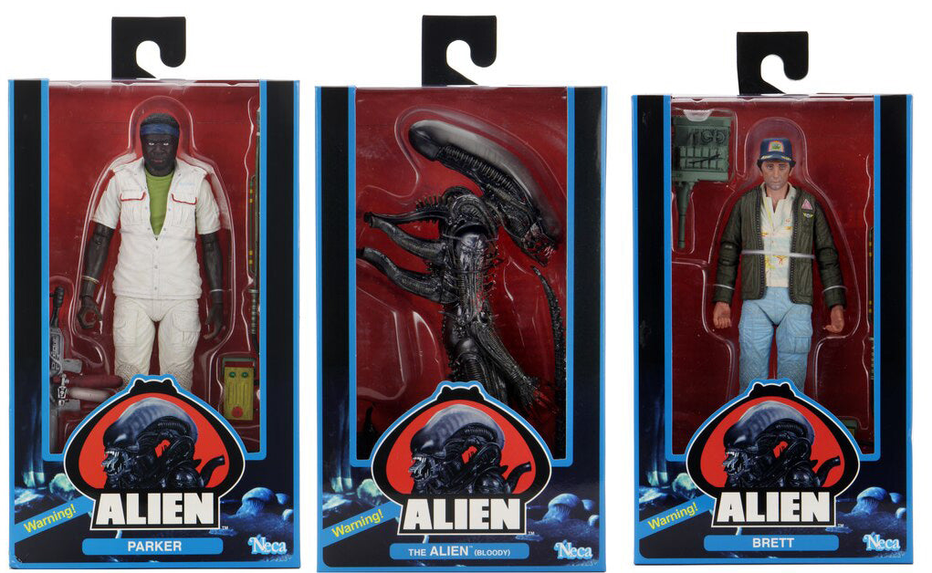 Alien 40th Anniversary 7 Inch Action Figure Series 2 - Set of 3