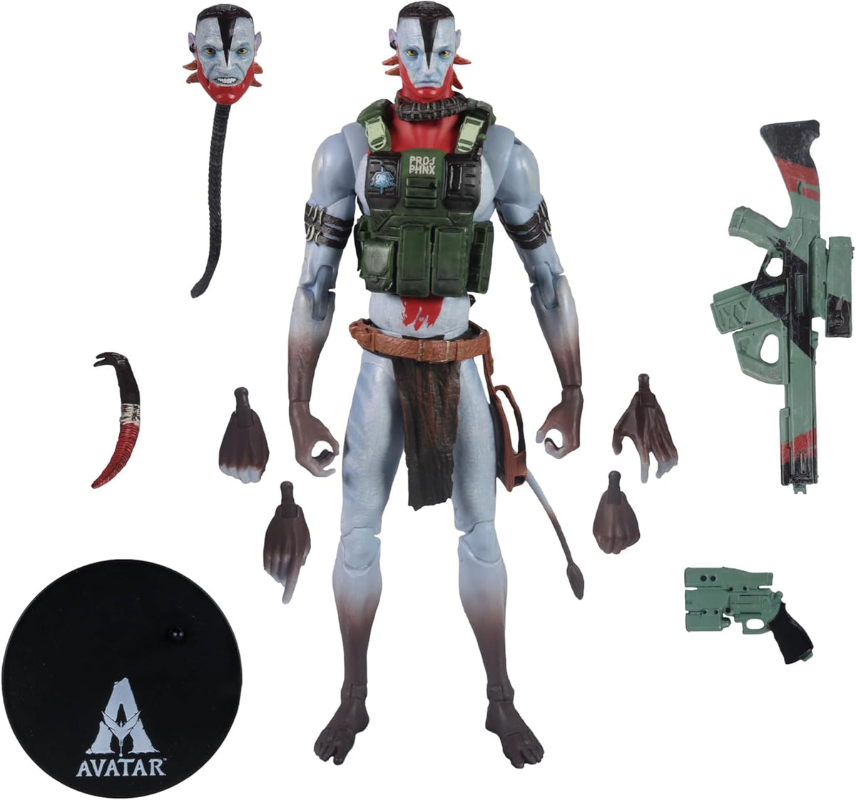 Avatar Fire and Ash 7 Inch Action Figure Exclusive - Quaritch Ash