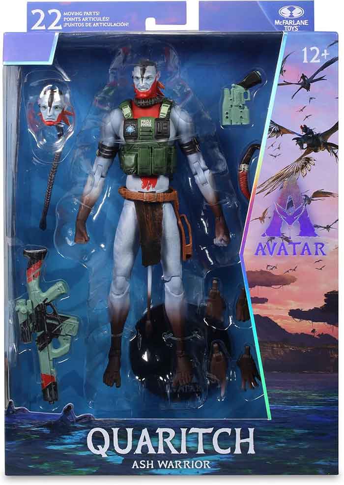 Avatar Fire and Ash 7 Inch Action Figure Exclusive - Quaritch Ash