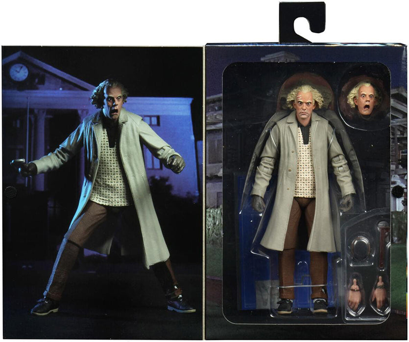 最終価格NECAバックトゥザフューチャー　Marty&Docbrown Back to the Future Ultimate Series 7 Inch Action Figure - Doc