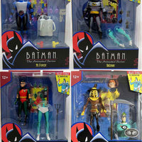 DC Direct Batman The Animated Series 7 Inch Action Figure BAF The Condiment King - Set of 4 (Scarecrow is Platinum Version)