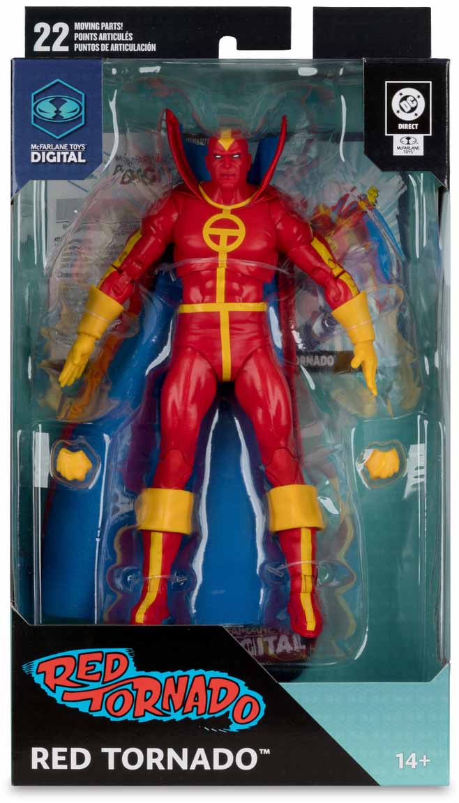 DC Direct Digital 7 Inch Action Figure Wave 6 - Red Tornado| Cmdstore