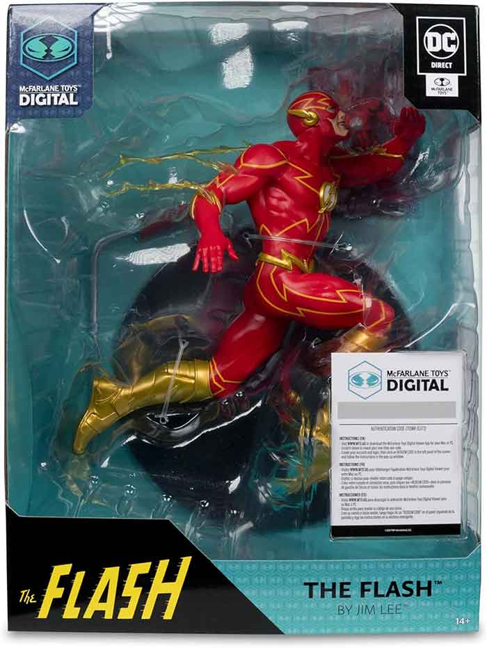 DC Direct 12 Inch Statue Figure - The Flash By Jim Lee| Cmdstore