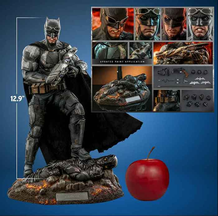 Action Figure Batman Justice League International Series 1 - DC Direct, 17 Cm, Multipli Punti Di Articolazione, Edizione Fumetti Anni '80