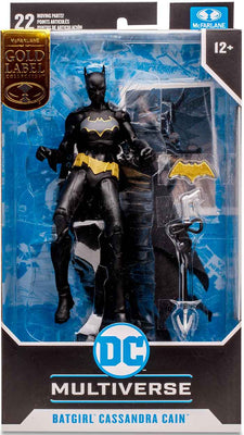 DC Multiverse Batgirls 7 Inch Action Figure Exclusive - Batgirl Cassandra Cain Gold Label