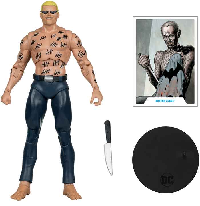 DC Multiverse 7 Inch Action Figure Exclusive - Mister Zsasz Gold