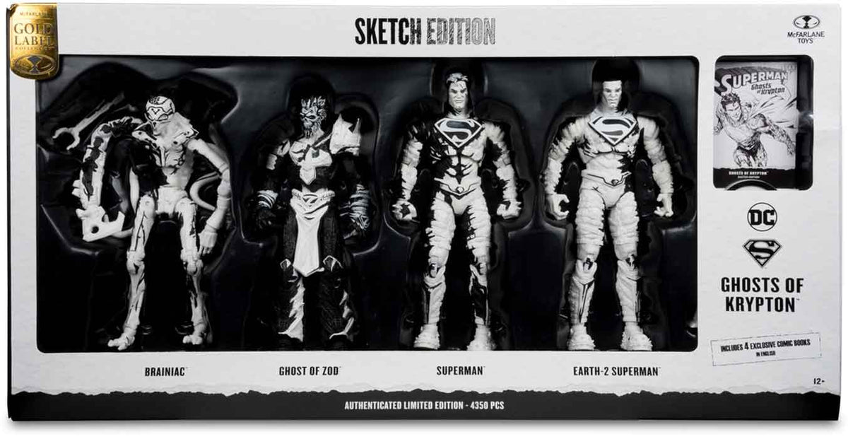 DC Multiverse Ghost Of Krypton 7 Inch Action Figure 4-Pack