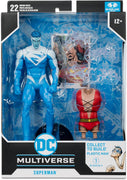 DC Multiverse JLA 7 Inch Action Figure BAF Plactic Man - Superman Blue