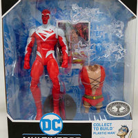 DC Multiverse JLA 7 Inch Action Figure BAF Plastic Man Exclusive - Superman Red Platinum