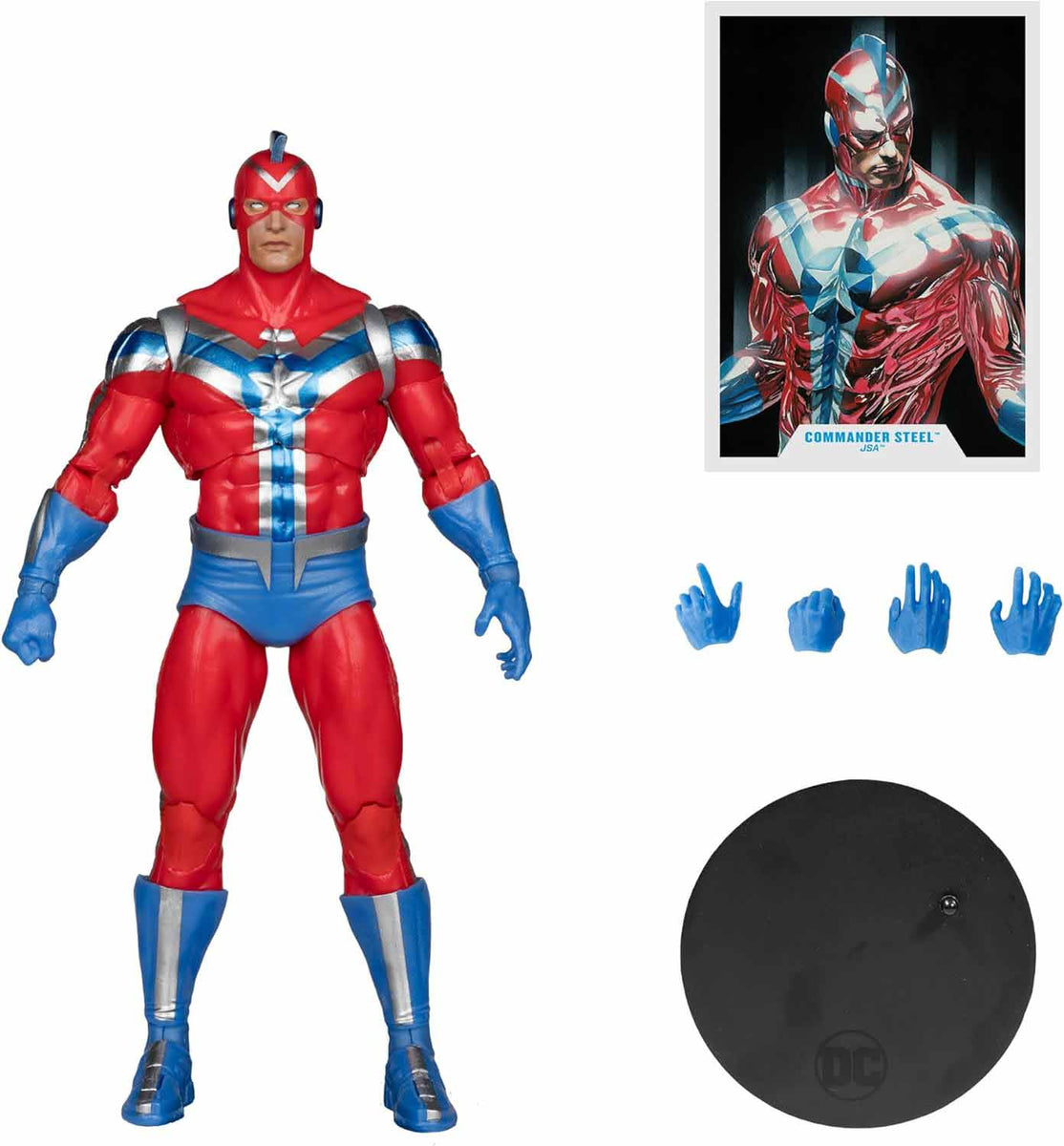 DC Multiverse JSA 7 Inch Action Figure Exclusive - Commander Steel
