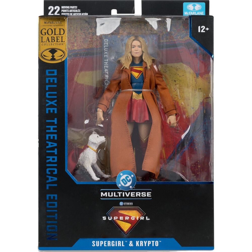 マクファーレントイズ　DCマルチバーススーパーガール（ゴールドラベル） DC Multiverse Supergirl 7 Inch Action Figure Theatrical Edition