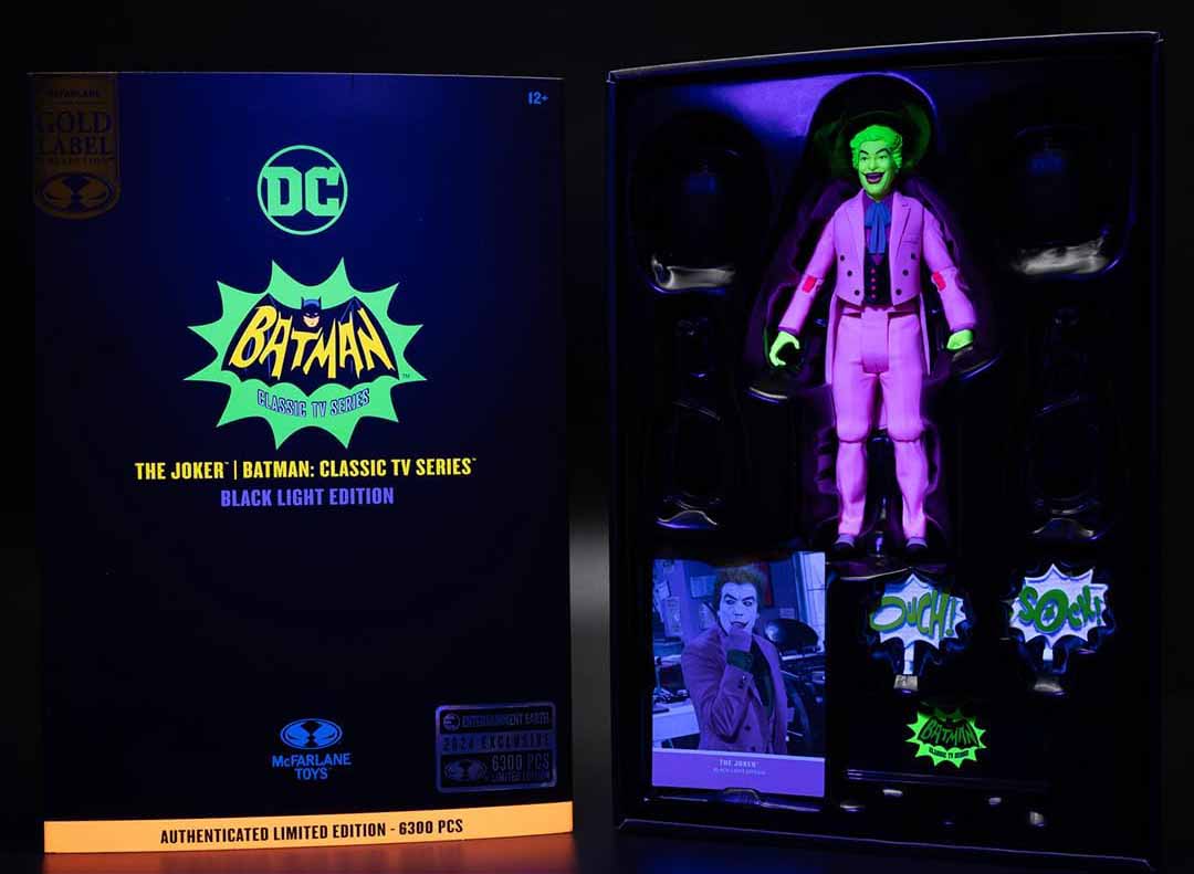 DC Retro Batman 1966 6 Inch Action Figure Exclusive - Black Light