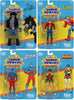 DC Super Powers 4 Inch Action Figure Wave 10 - Set of 4 (Lobo - Flash - Atom - Robin with Square Buckle)