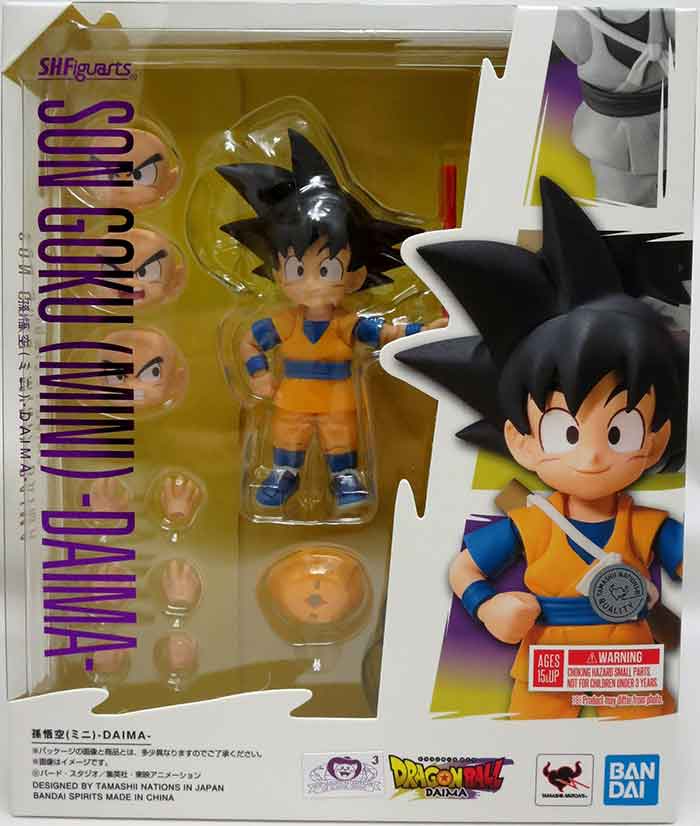 ドラゴンボールDAIMA ミニフィギュア3体＆トレカ Dragonball Daima 3 Inch Action Figure S.H. Figuarts - Son Goku