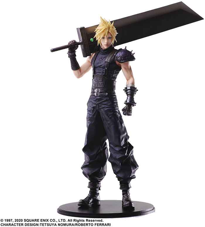 Final Fantasy VII Remake 8 Inch Statue Figure Static Arts - Cloud
