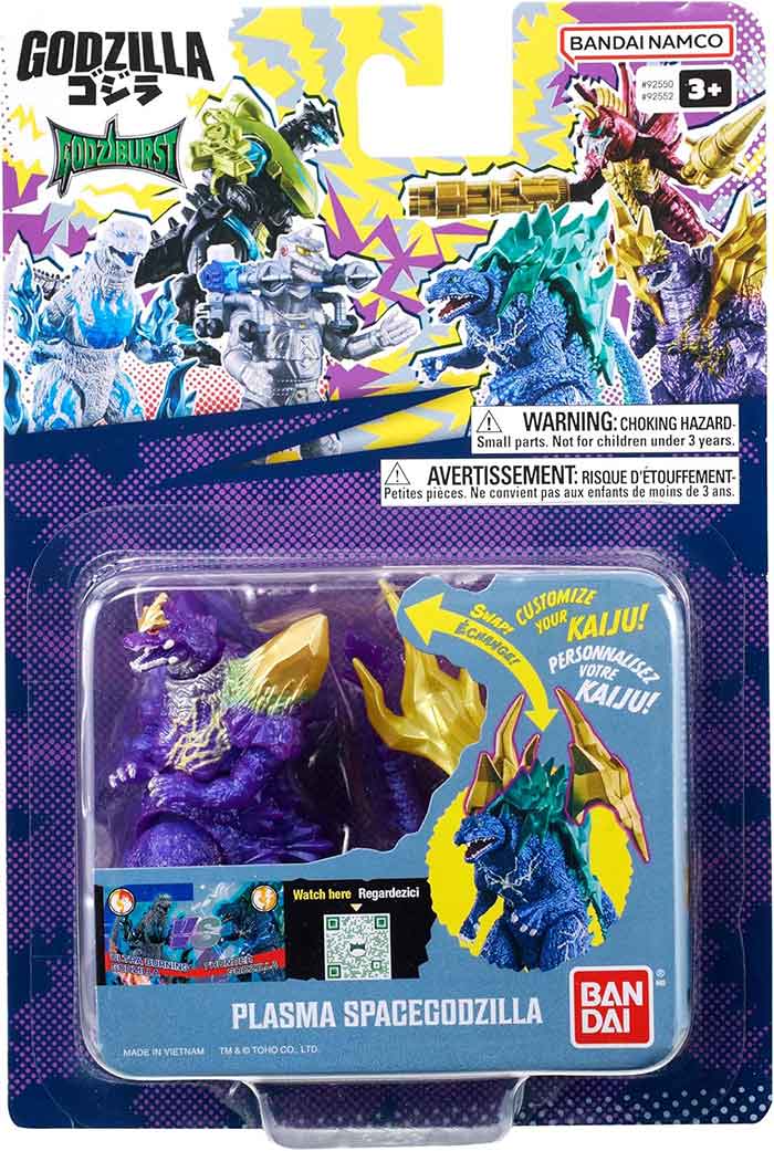 Godzilla Bandai Namco 3.75 Inch Action Figure Godziburst - Plasma