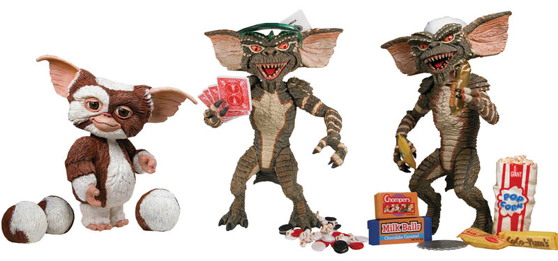 Gremlins Action Figure Box Set: Gizmo - Poker Player- Stripe| Cmdstore