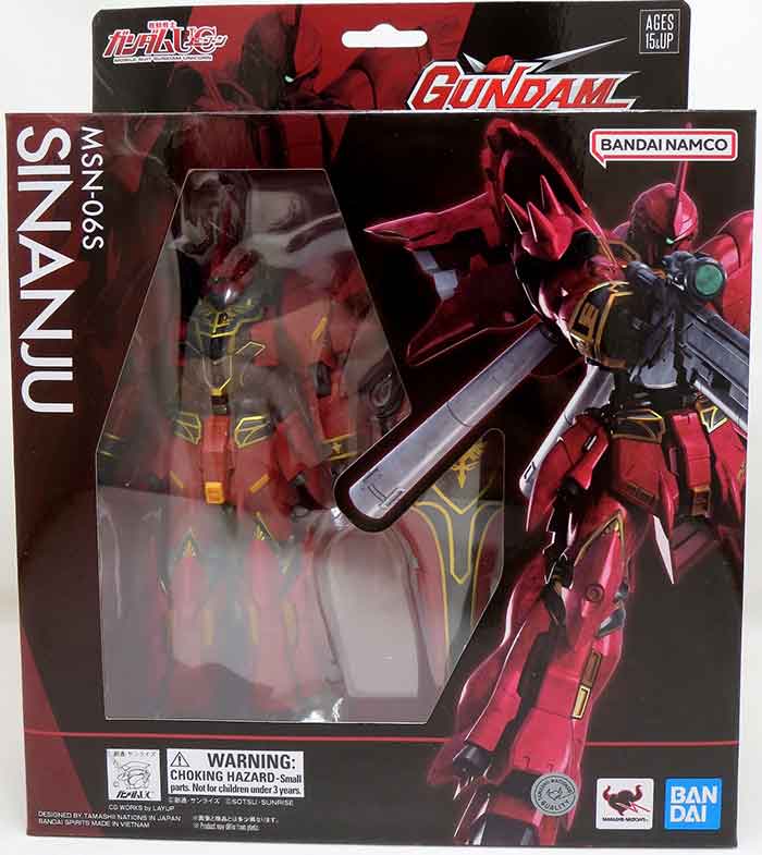 ロボット MG_MSN-06S_SINANJU Gundam Universe Gundam 6 Inch Action Figure Robot Spirits - MSN