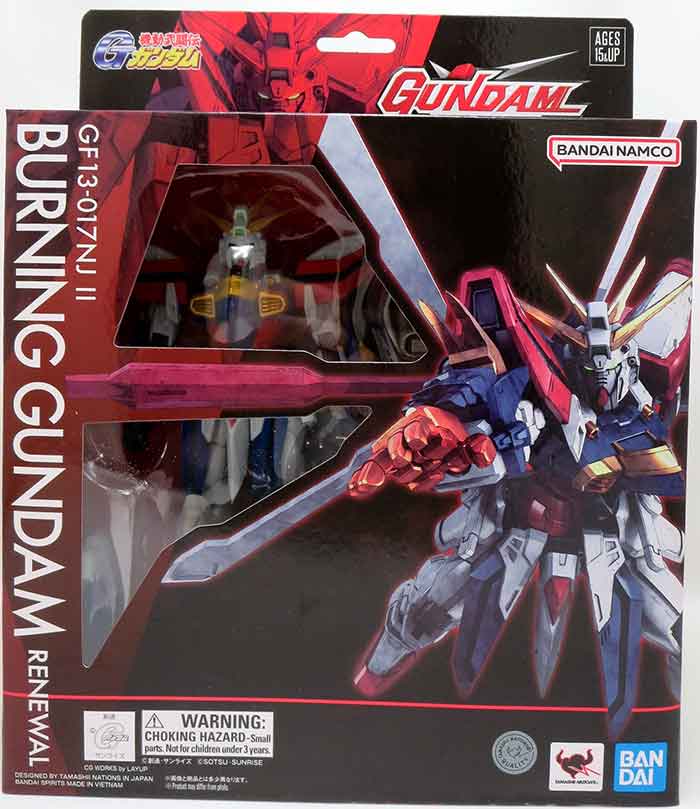 Gundam Universe Mobile Fighter G Gundam 6 Inch Action Figure - GF13-017NJII  Burning Gundam Renewal GU-43