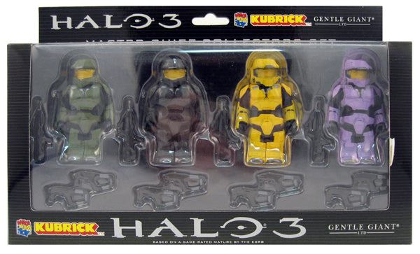 Halo 3 Action Figures Kubricks Series 2: 4-Pack With Purple