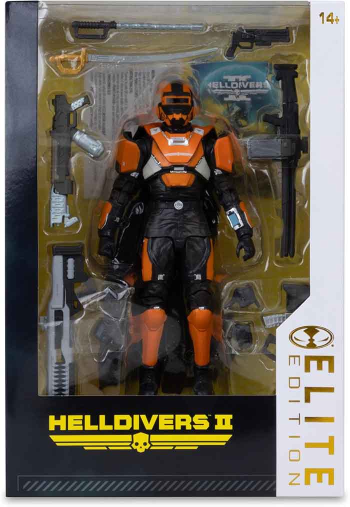Helldivers 2 7 Inch Action Figure Elite Edition Deluxe - CE-25