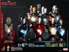 Iron Man 3 4.5 Inch Bust Statue 1/6 Scale - Set of 8 Hot Toys