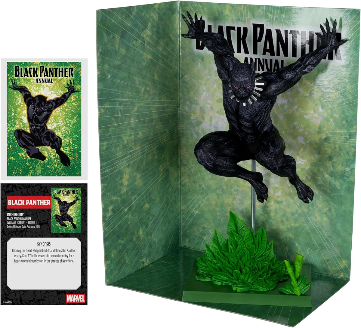 Black Panther スタチュー Marvel Collectible 12 Inch Statue Figure 1/6 Scale Posed - Black