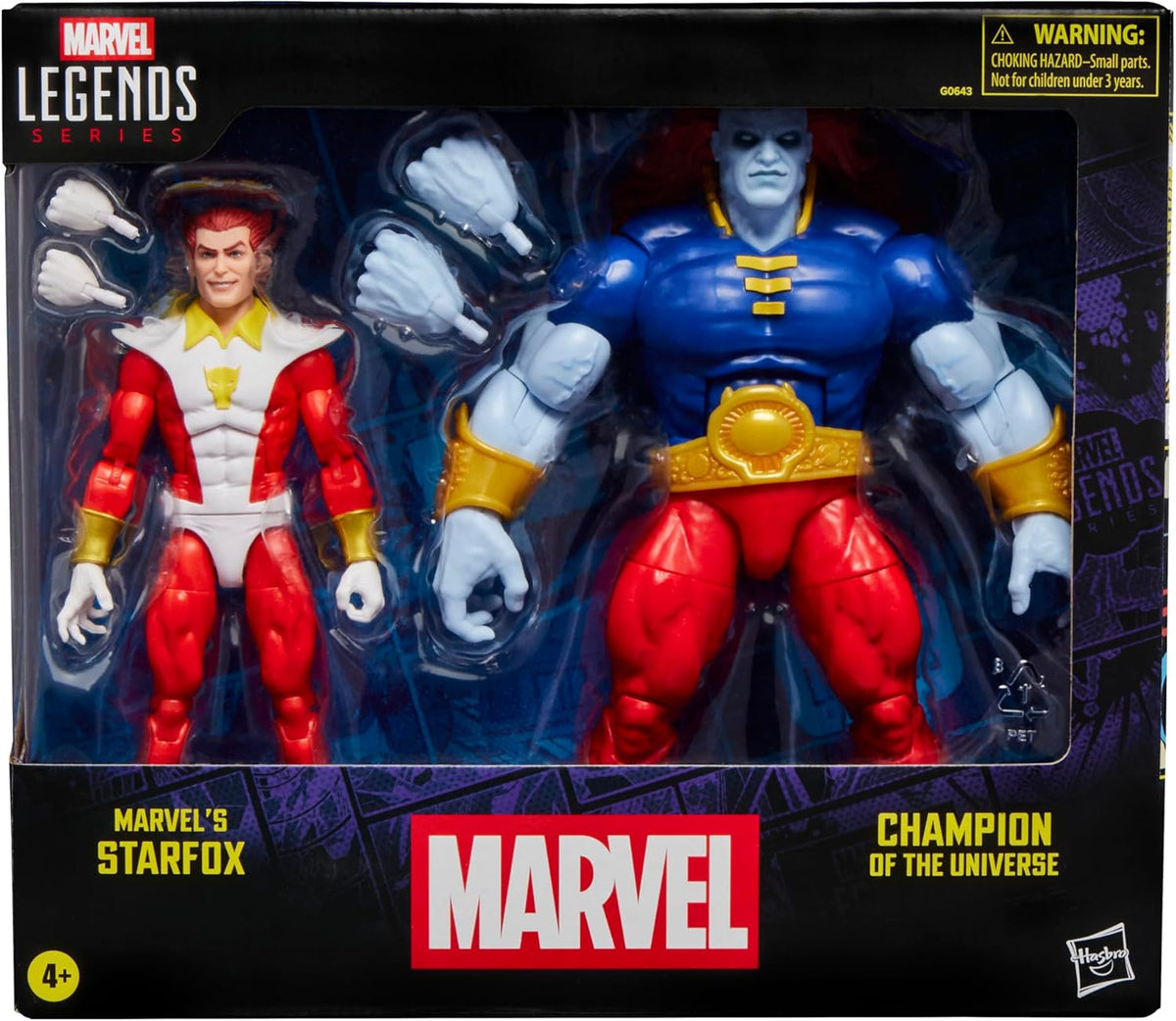Marvel Legends 6 Inch Action Figure 2-Pack - Starfox & Champion of
