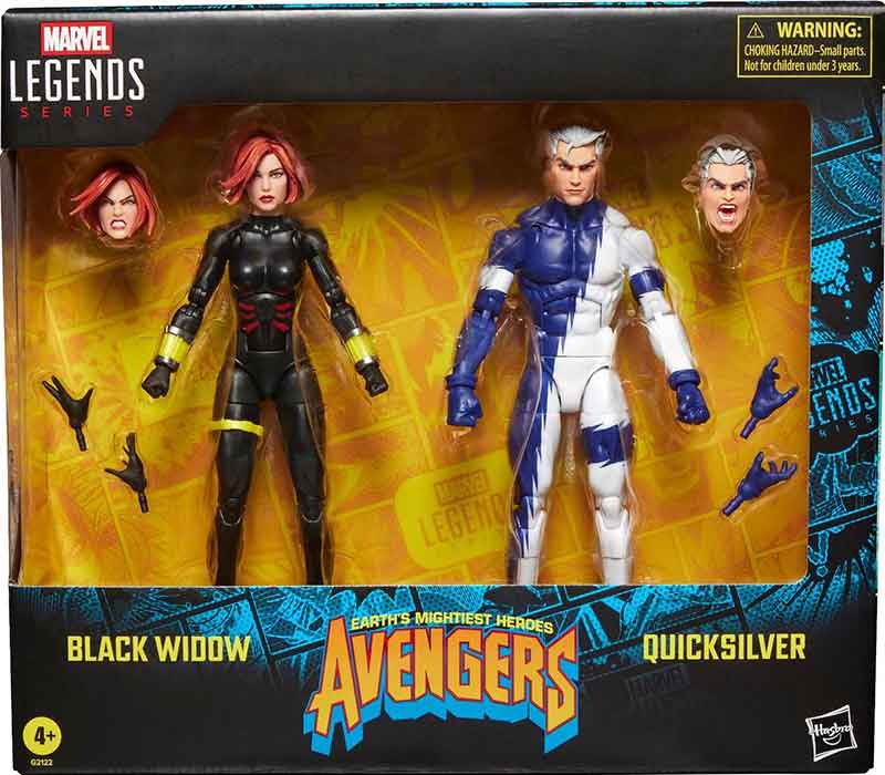 Marvel Legends Avengers 6 Inch Action Figure 2-Pack - Black Widow