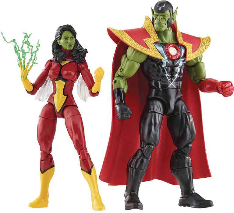 Marvel Legends Avengers 6 Inch Action Figure 2-Pack - Skrull Queen