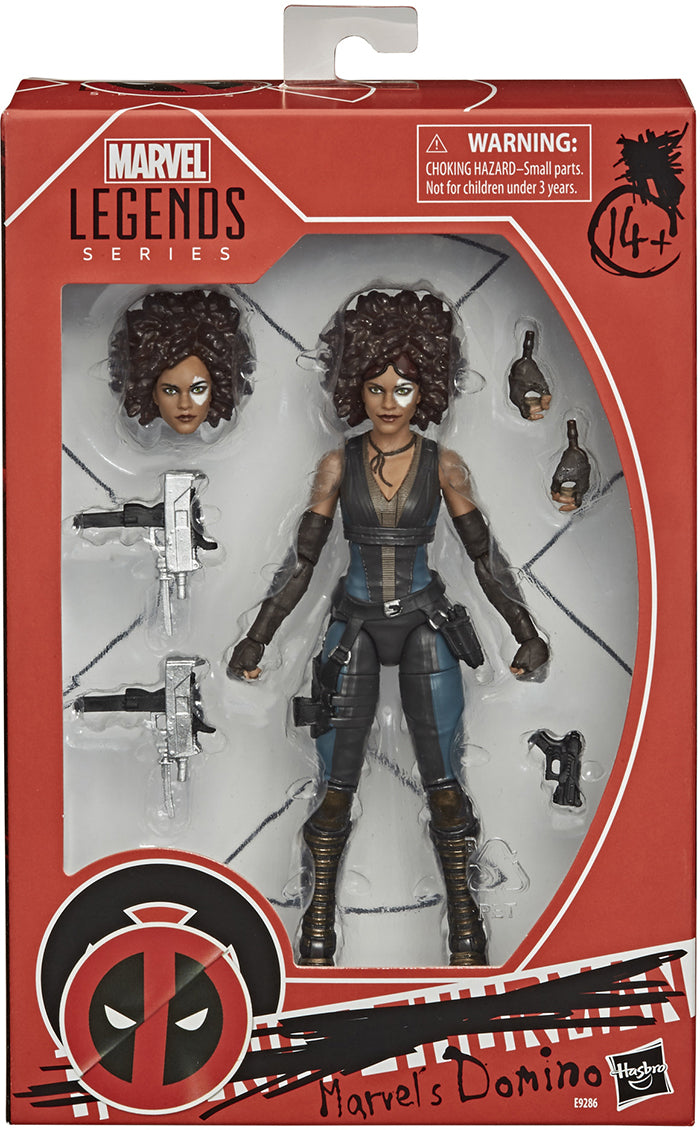 Marvel Legends Deadpool 6 Inch Action Figure - Domino| Cmdstore, image size:700x1130