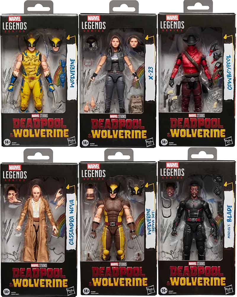 Marvel Legends Deadpool & Wolverine 6 Inch Action Figure Wave 3