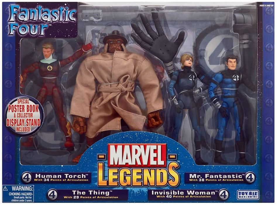 Marvel Legends Fantastic Four 6 Inch Action Figure Box Set