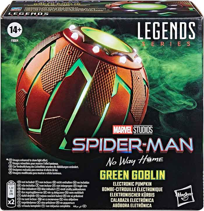 Marvel Legends グリーンゴブリン パンプキンボム Amazon.com: Marvel Legends Series Green Goblin Electronic Pumpkin