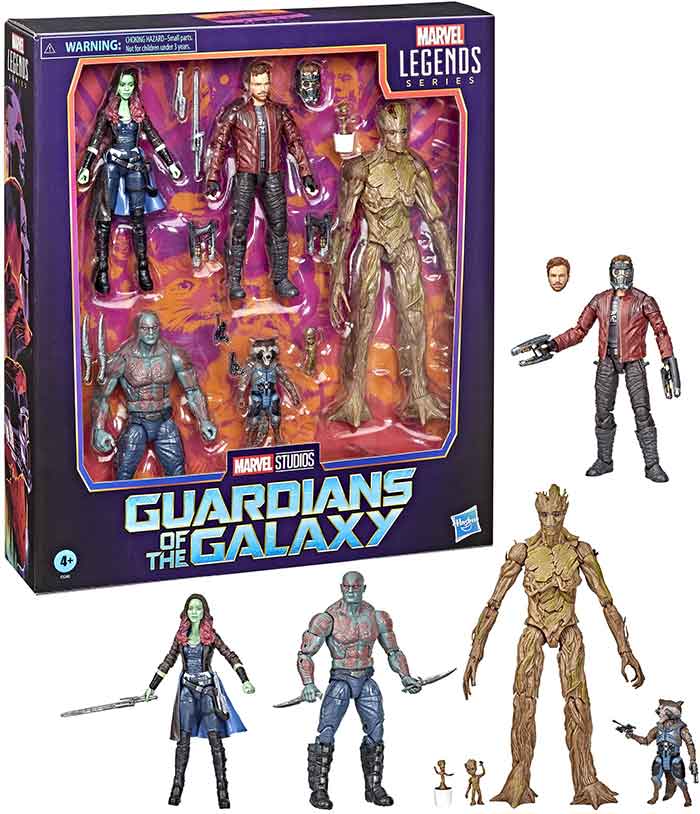 Marvel Legends Guardians of the Galaxy 6 Inch Action Figure Box