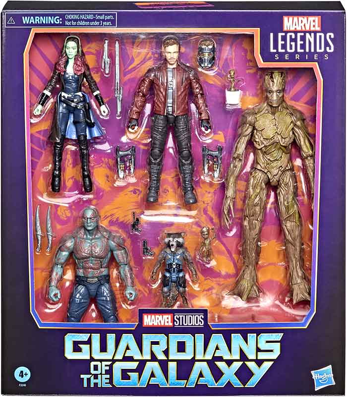 Marvel Legends Guardians of the Galaxy 6 Inch Action Figure Box