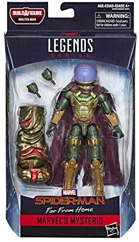 Marvel Legends Spider-Man 6 Inch Action Figure BAF Molten Man