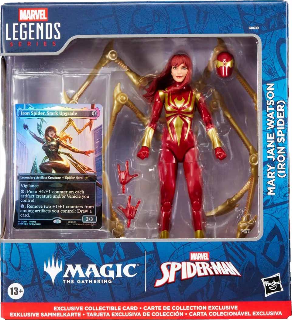 Marvel Legends Spider-Man 6 Inch Action Figure Magic The Gathering