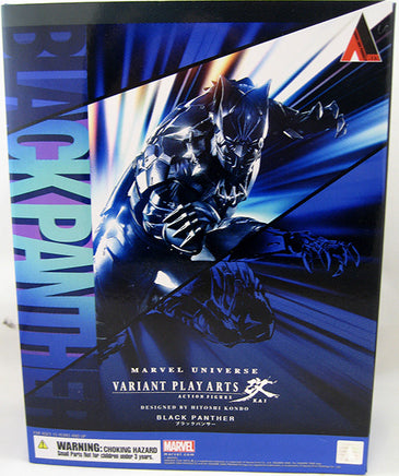 Marvel Universe Variant 10 Inch Action Figure Play Arts Kai - Black Panther (Shelf Wear Packaging)