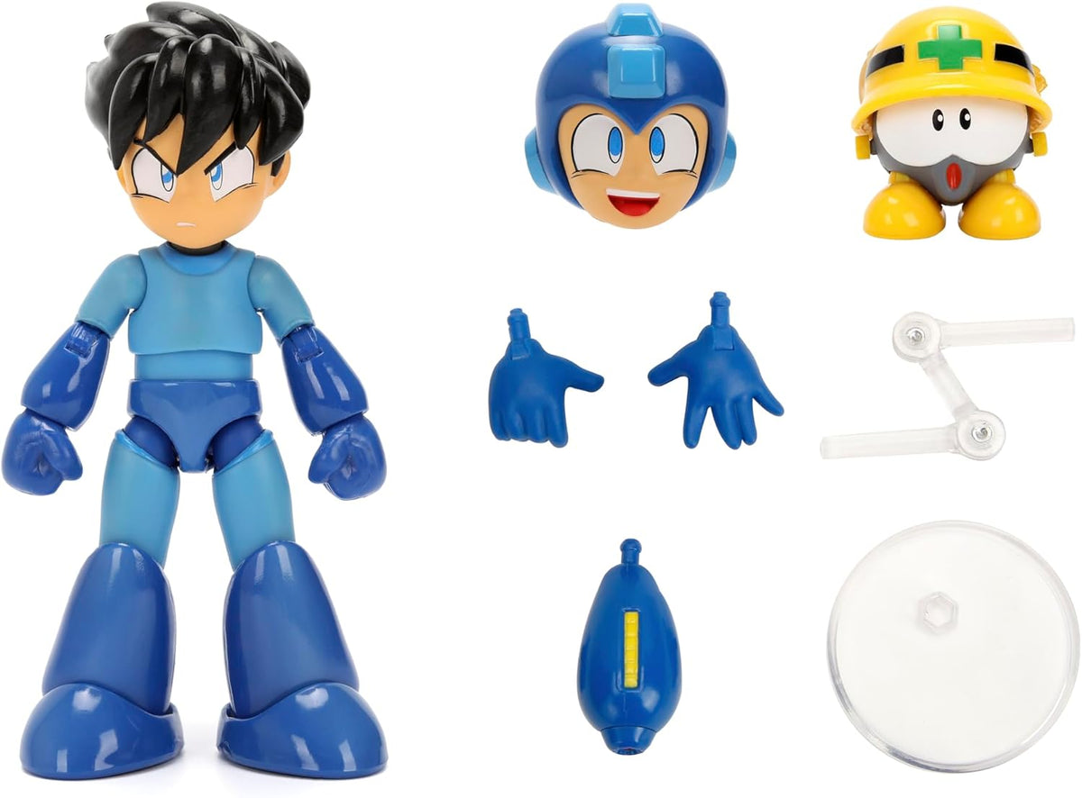 Megaman 4 Inch Action Figure 1/12 Scale Wave 3 - No Helmet Mega