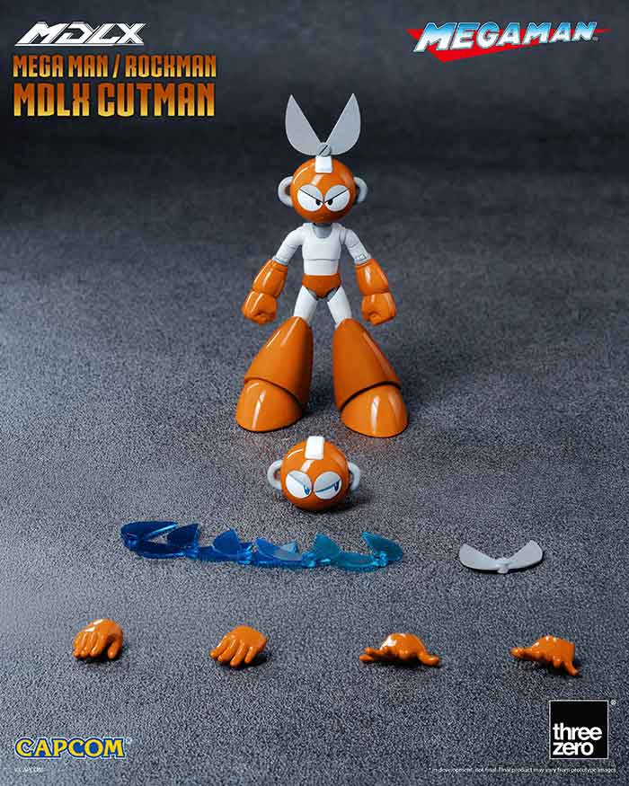 デジモン　ロックマン　ビーダマン MegaMan X 5 Inch Action Figure MDLX - Cutman (Pre-Order Ships
