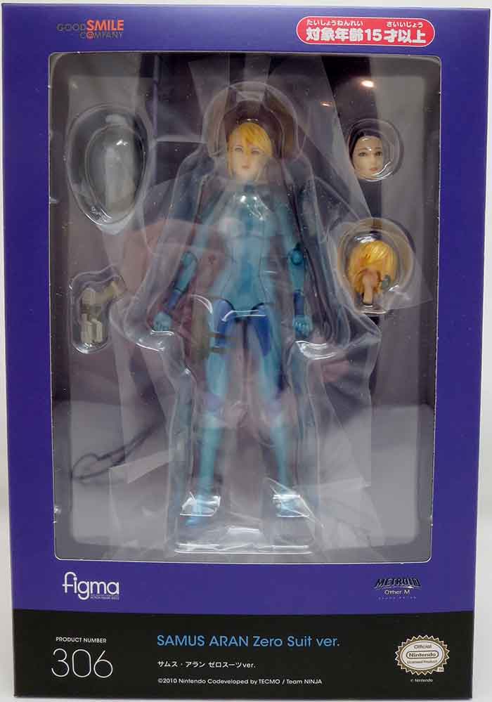 Metroid Other M 6 Inch Action Figure Figma - Samus Aran: Zero Suit