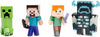 Minecraft Metafigs 2 Inch Action Figure Die-Cast - (Steve - Alex - Creeper - Warden)