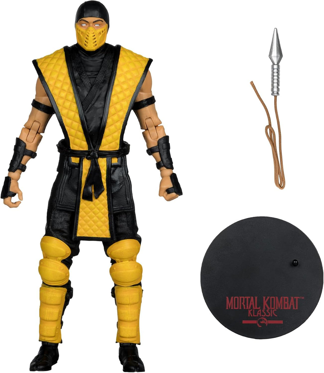 Mortal Kombat Klassic 7 Inch Action Figure Wave 1 - Scorpion| Cmdstore