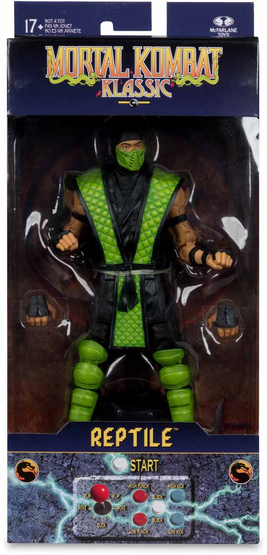 Mortal Kombat Klassic 7 Inch Action Figure Wave 2 - Reptile| Cmdstore