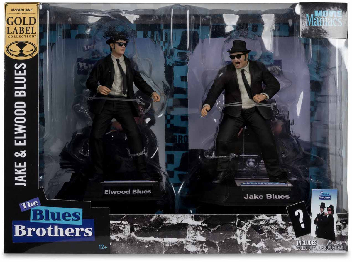 Movie Maniacs The Blues Brothers 6 Inch Static Figure 2-Pack