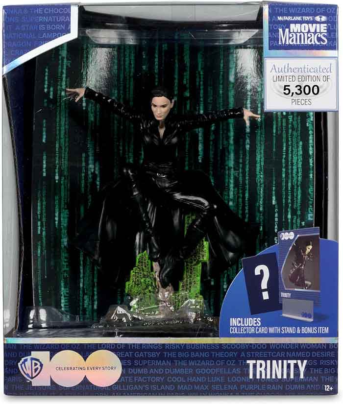 Movie Maniacs The Matrix 6 Inch Static Figure Posed - Trinity [40