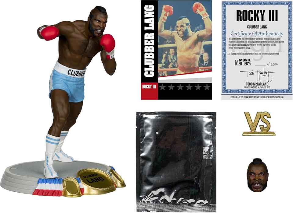 Movie Maniacs 6 Inch Static Figure Wave 2 - Clubber Lang (Rocky