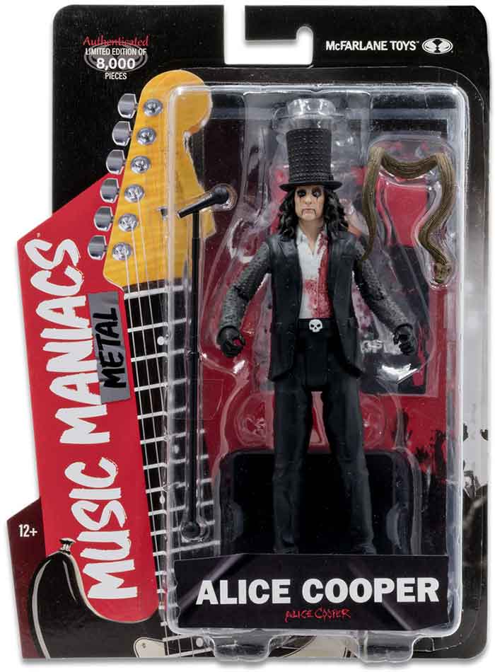 アーモンド社メタルフィギュア他2点 Music Maniacs Metal 6 Inch Action Figure - Alice Cooper| Cmdstore