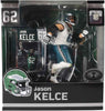 NFL Football SportsPicks 7 Inch Static Figure Exclusive - Jason Kelce White Jersey Platinum